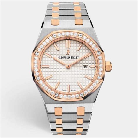 silver audemar piguet|audemars piguet gold women's watch.